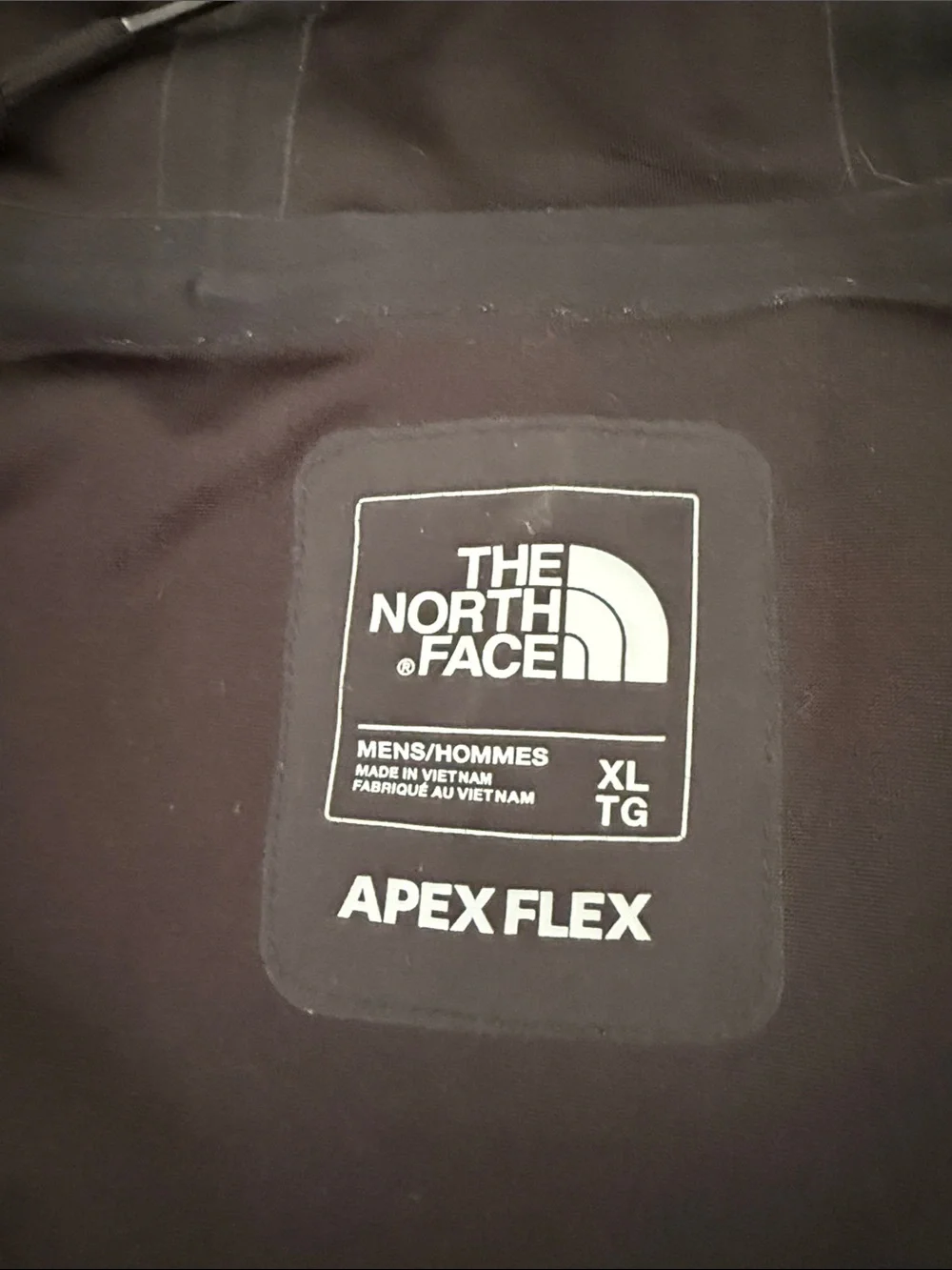 The North Face Black Apex Flex Hooded Rain Jacket